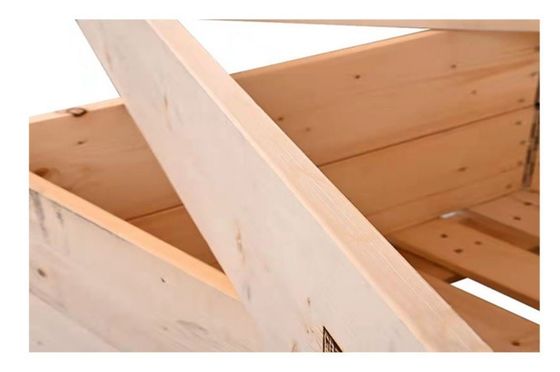 ভালো দাম তাপ চিকিত্সা কাঠের ক্রেট বক্স স্ট্যাকযোগ্য কাঠের শিপিং ক্রেট অনলাইন